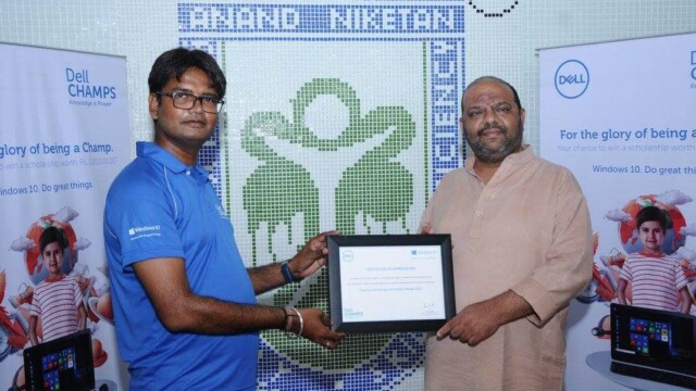 Dell Champs Certificate of Appreciation Award