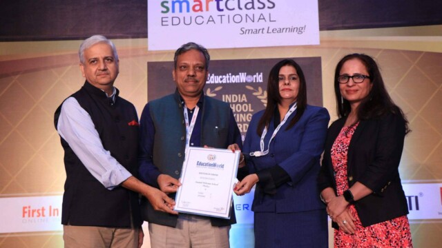 Honored at the EducationWorld India School Rankings Awards