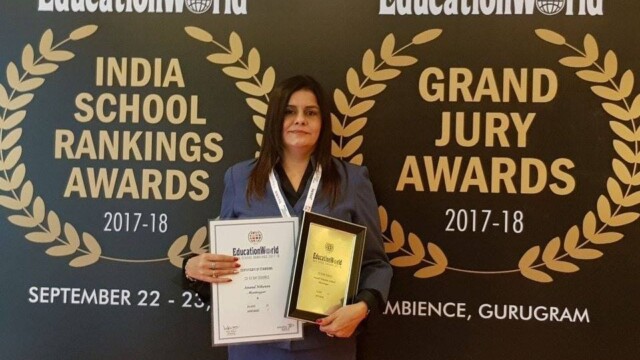 Honored at the EducationWorld India School Rankings Awards 2017-18