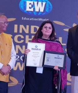 Awarded at the Education World India School Rankings